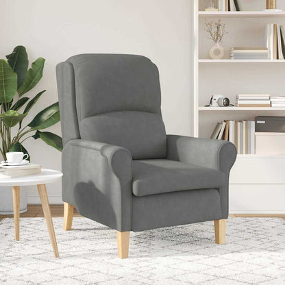 poltrona Grigio scuro 76 x 94 x 102 cm Microfibra