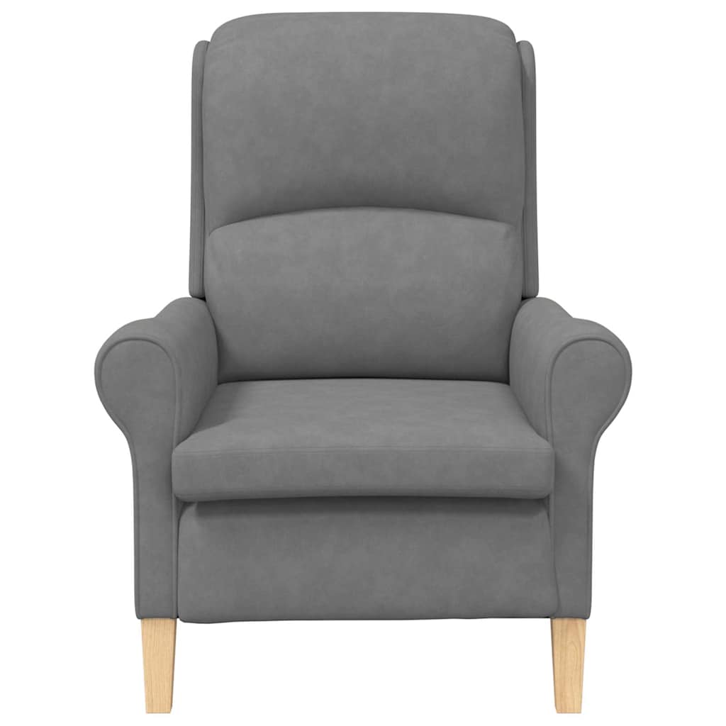 poltrona Grigio scuro 76 x 94 x 102 cm Microfibra