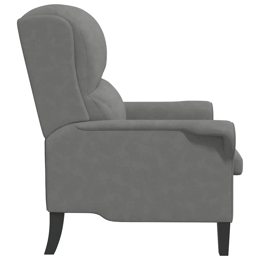 poltrona Grigio scuro 76 x 94 x 102 cm Microfibra | homemem39