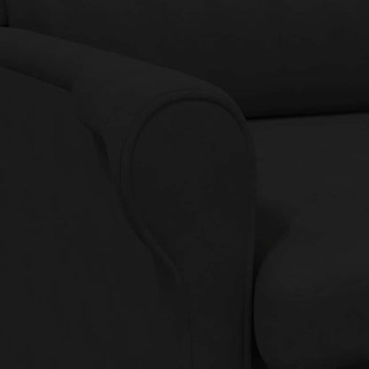 poltrona Nero 76 x 94 x 102 cm Microfibra