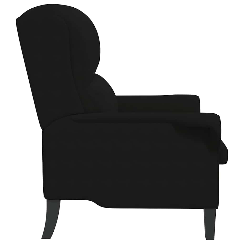 poltrona Nero 76 x 94 x 102 cm Microfibra | homemem39