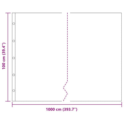 Barriera antiradice Nero 1 x 10 m HDPE