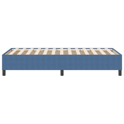 Letto a molle Blu 80 x 200 cm Tessuto in velluto a coste