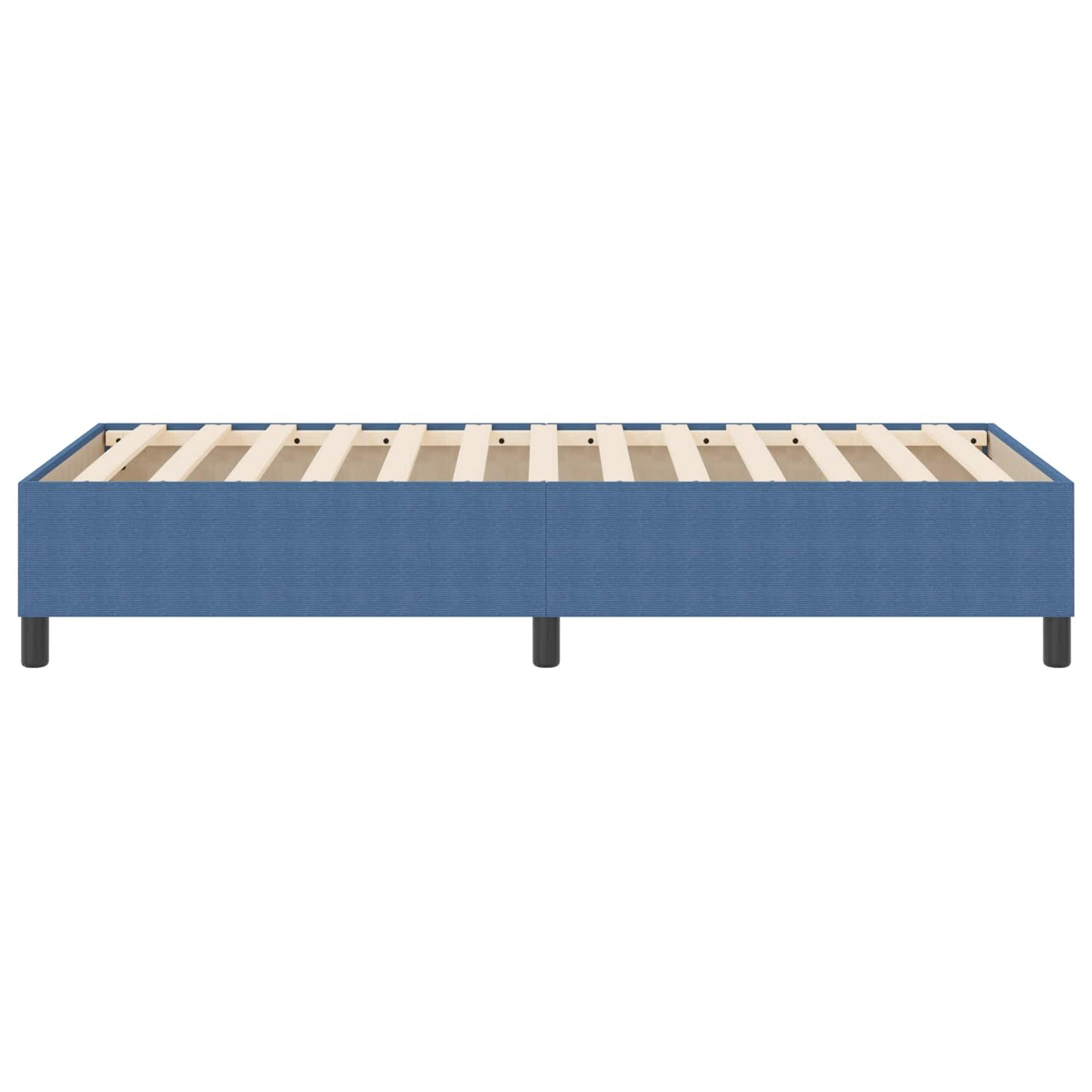 Struttura letto piattaforma Blu 80 x 200 cm Tessuto in Cords | homemem39