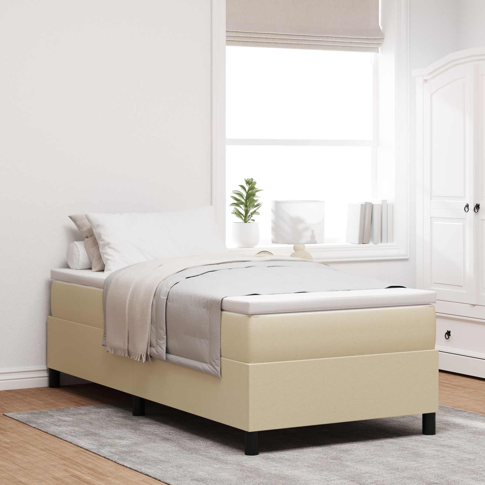Struttura letto piattaforma Grigio Verde 80 x 200 cm | homemem39