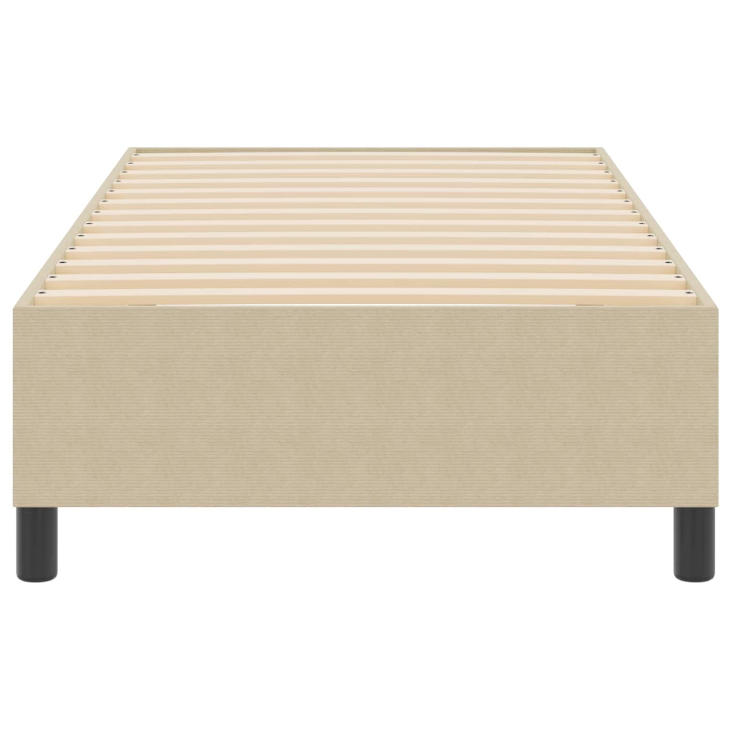 Struttura letto piattaforma Grigio Verde 80 x 200 cm Tessuto