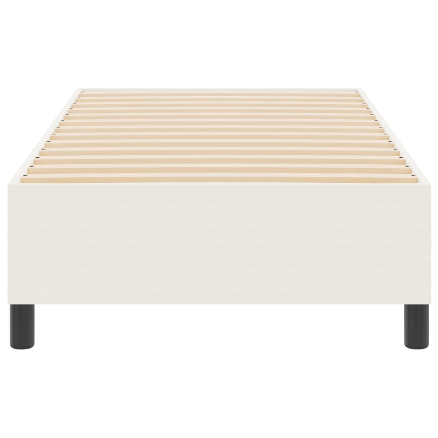Struttura letto piattaforma Crema 90 x 200 cm Tessuto in Cords | homemem39