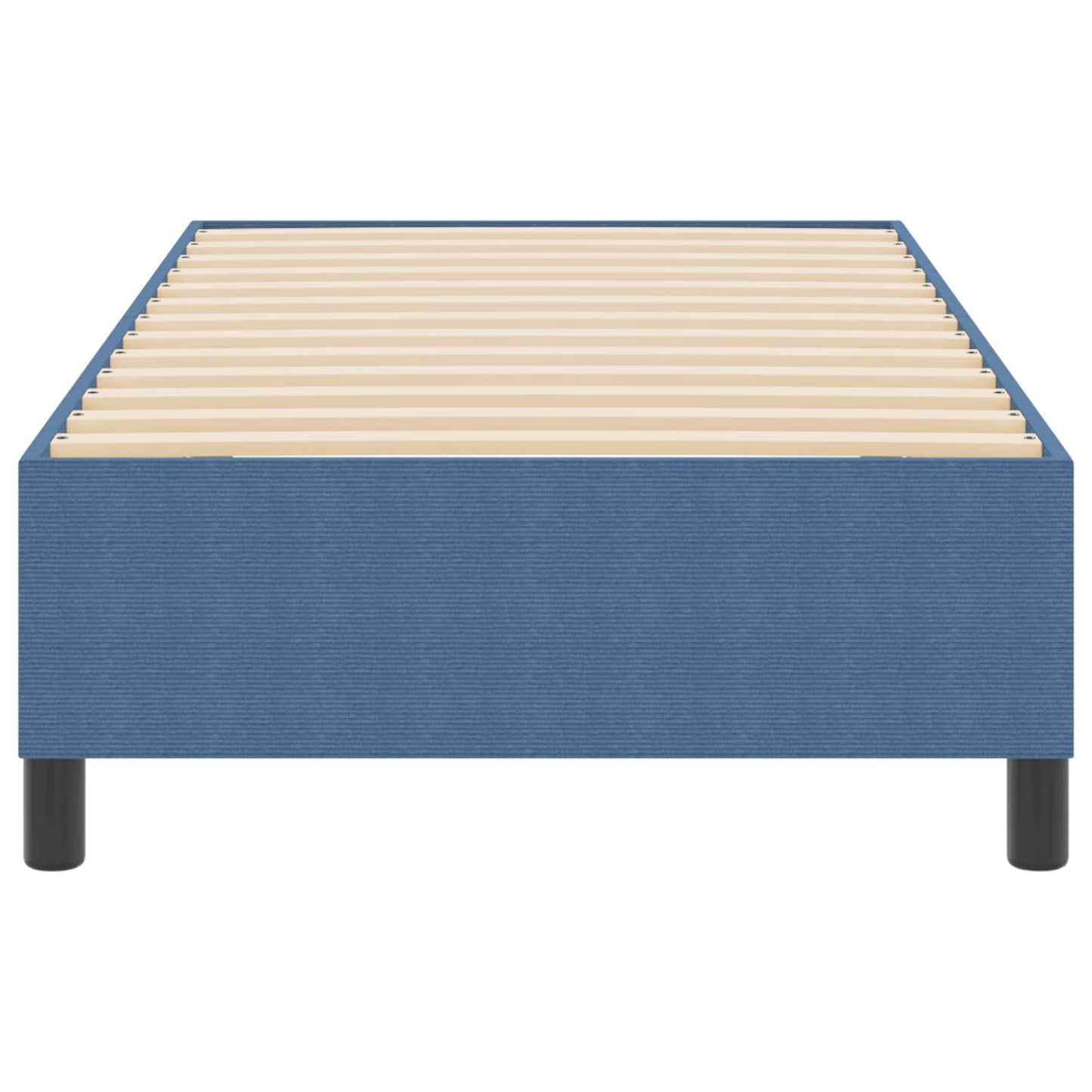 Struttura letto piattaforma Blu 90 x 200 cm Tessuto in Cords | homemem39