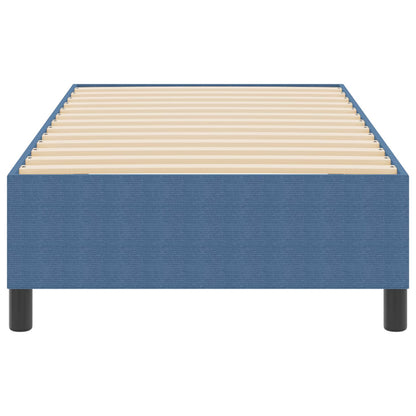 Struttura letto piattaforma Blu 90 x 200 cm Tessuto in Cords | homemem39