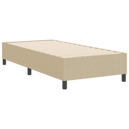 Struttura letto piattaforma Grigio Verde 90 x 200 cm Tessuto