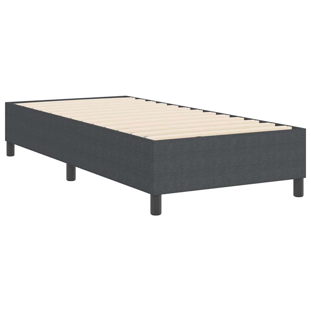 Letto a molle Grigio scuro 100 x 200 cm