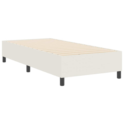 Struttura letto piattaforma Crema 100 x 200 cm Tessuto in Cords | homemem39