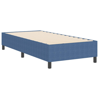 Struttura letto piattaforma Blu 100 x 200 cm Tessuto in Cords | homemem39