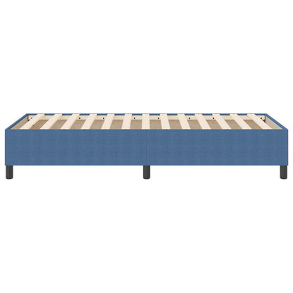 Struttura letto piattaforma Blu 100 x 200 cm Tessuto in Cords