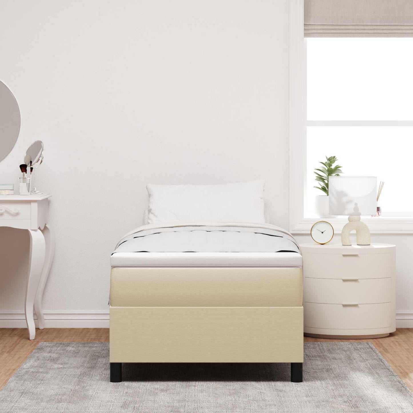 Struttura letto piattaforma Grigio Verde 100 x 200 cm | homemem39
