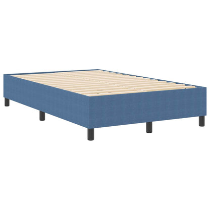 Letto a molle Blu 120 x 190 cm Tessuto in velluto a coste