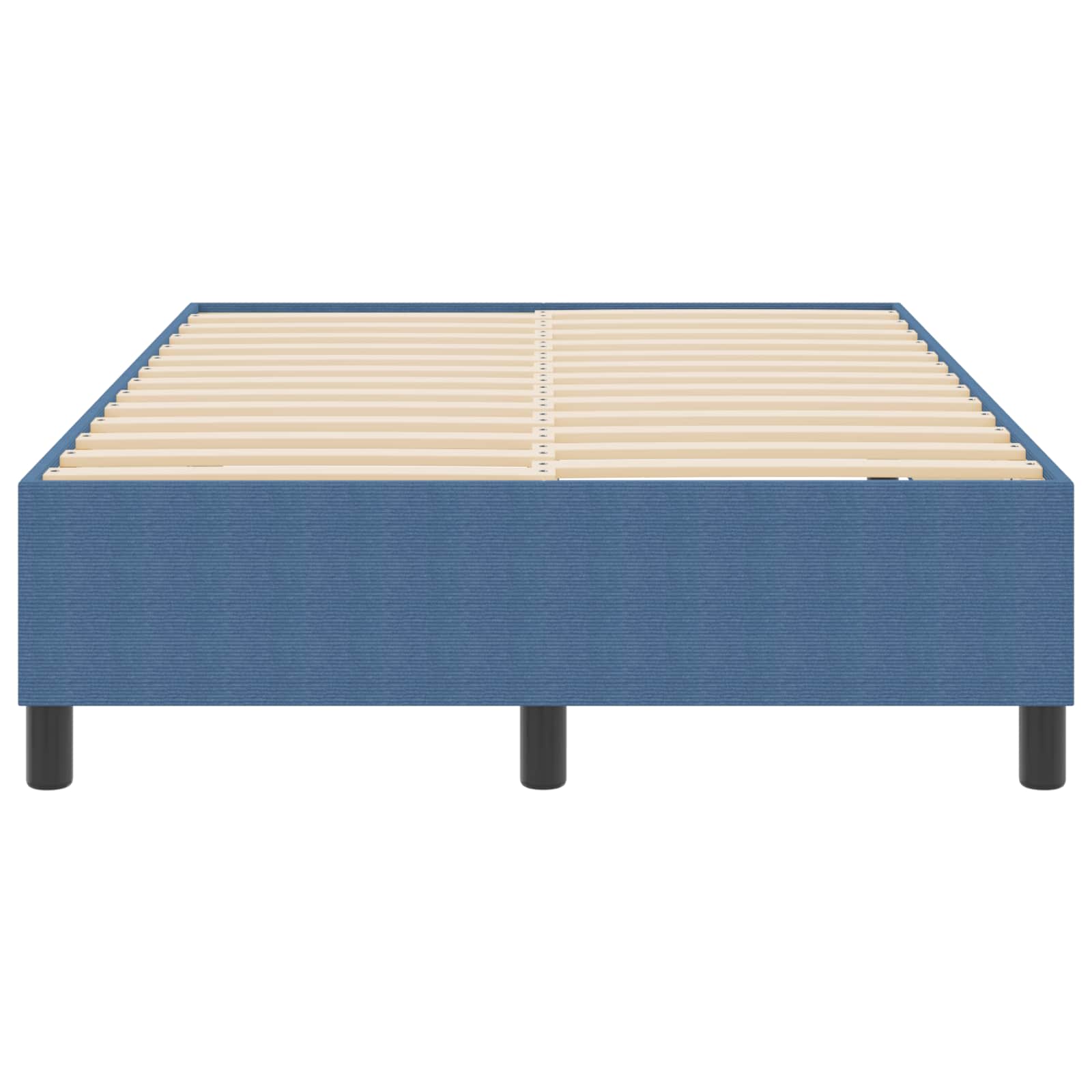 Struttura letto piattaforma Blu 120 x 200 cm Tessuto in Cords | homemem39