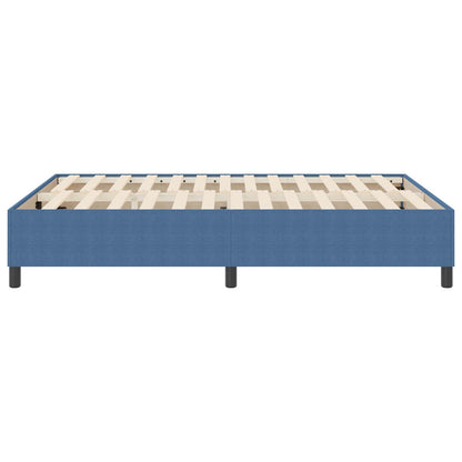 Struttura letto piattaforma Blu 140 x 190 cm Tessuto in Cords | homemem39
