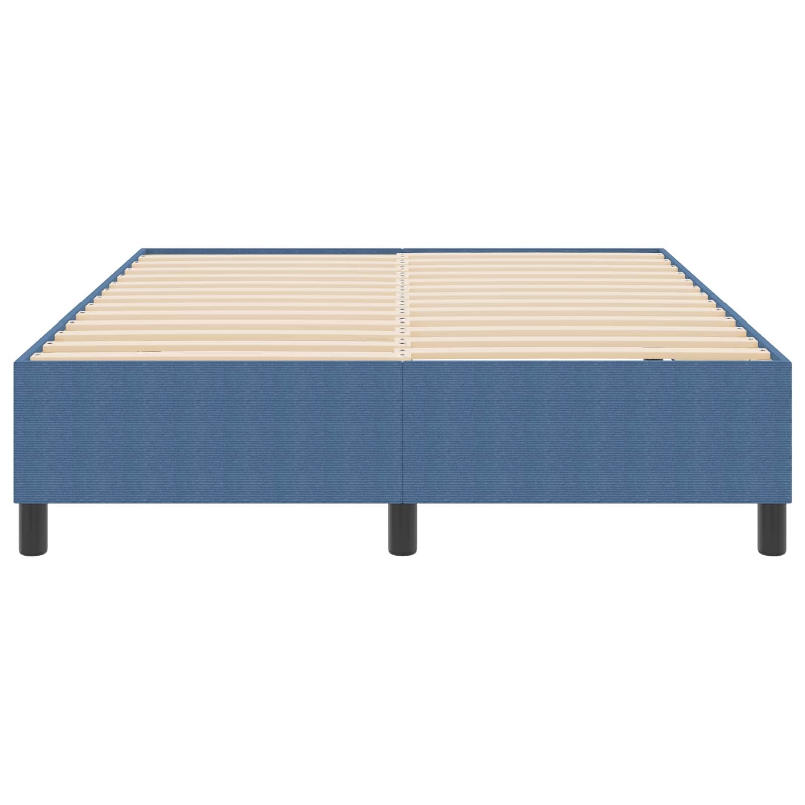 Struttura letto piattaforma Blu 140 x 200 cm Tessuto in Cords | homemem39