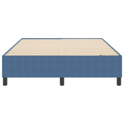 Struttura letto piattaforma Blu 140 x 200 cm Tessuto in Cords | homemem39