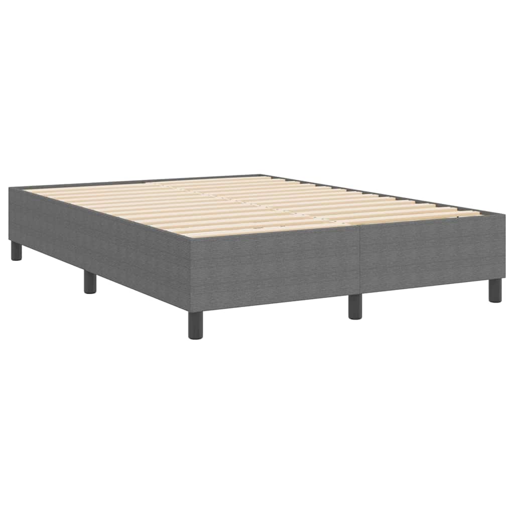 Letto a molle Grigio chiaro 160 x 200 cm