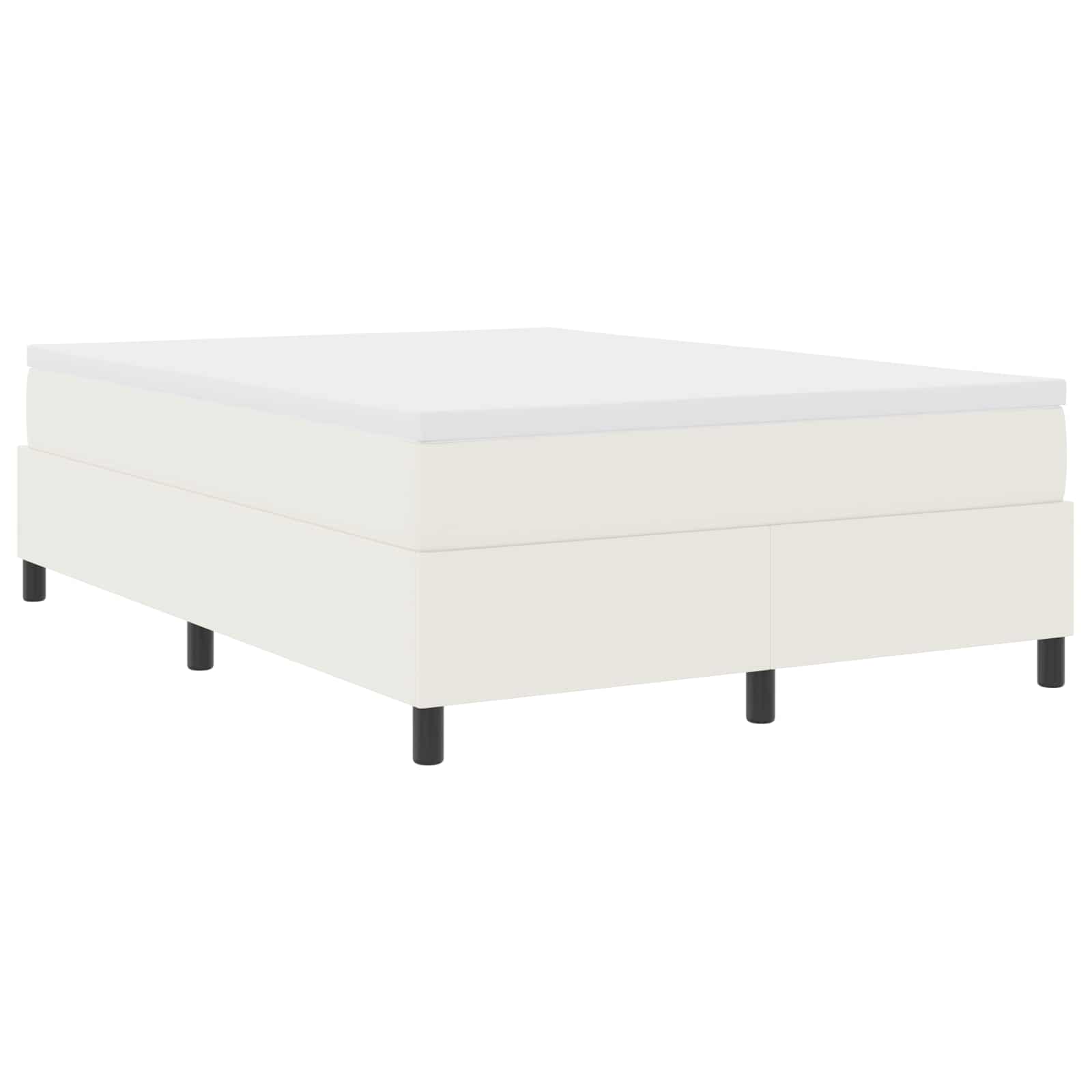 Struttura letto piattaforma Crema 160 x 200 cm Tessuto in Cords | homemem39