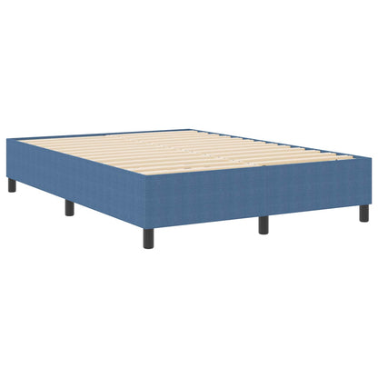 Struttura letto piattaforma Blu 160 x 200 cm Tessuto in Cords | homemem39