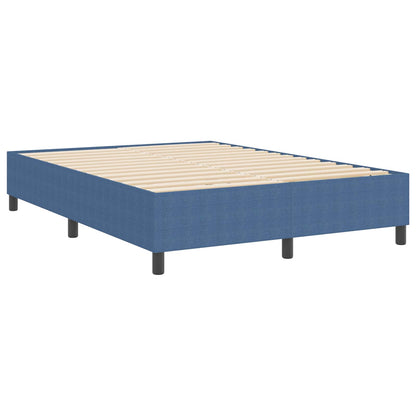 Struttura letto piattaforma Blu 160 x 200 cm Tessuto in Cords | homemem39