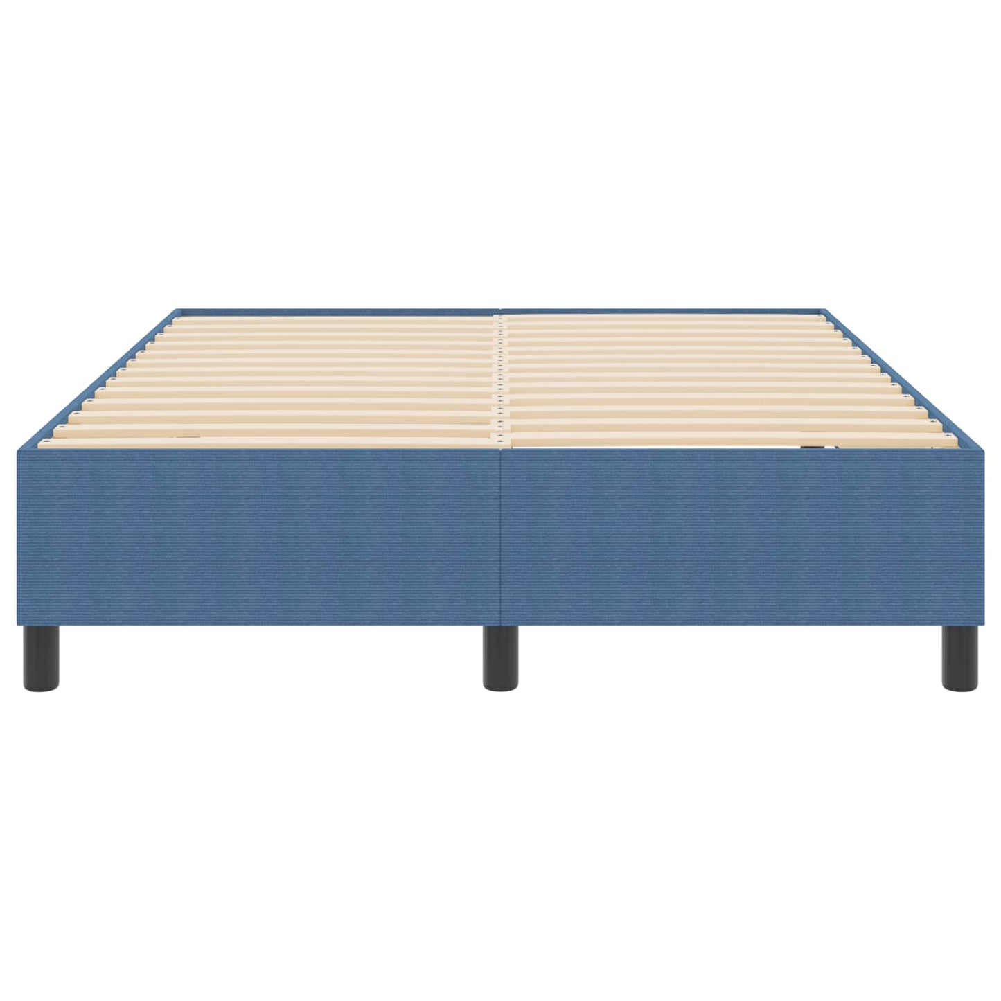 Struttura letto piattaforma Blu 160 x 200 cm Tessuto in Cords | homemem39