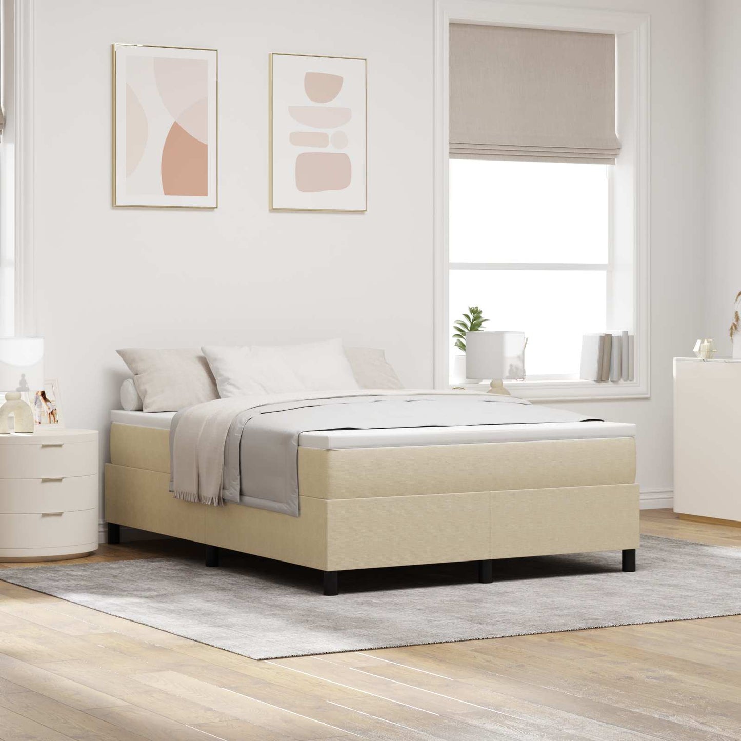 Struttura letto piattaforma Grigio Verde 160 x 200 cm | homemem39