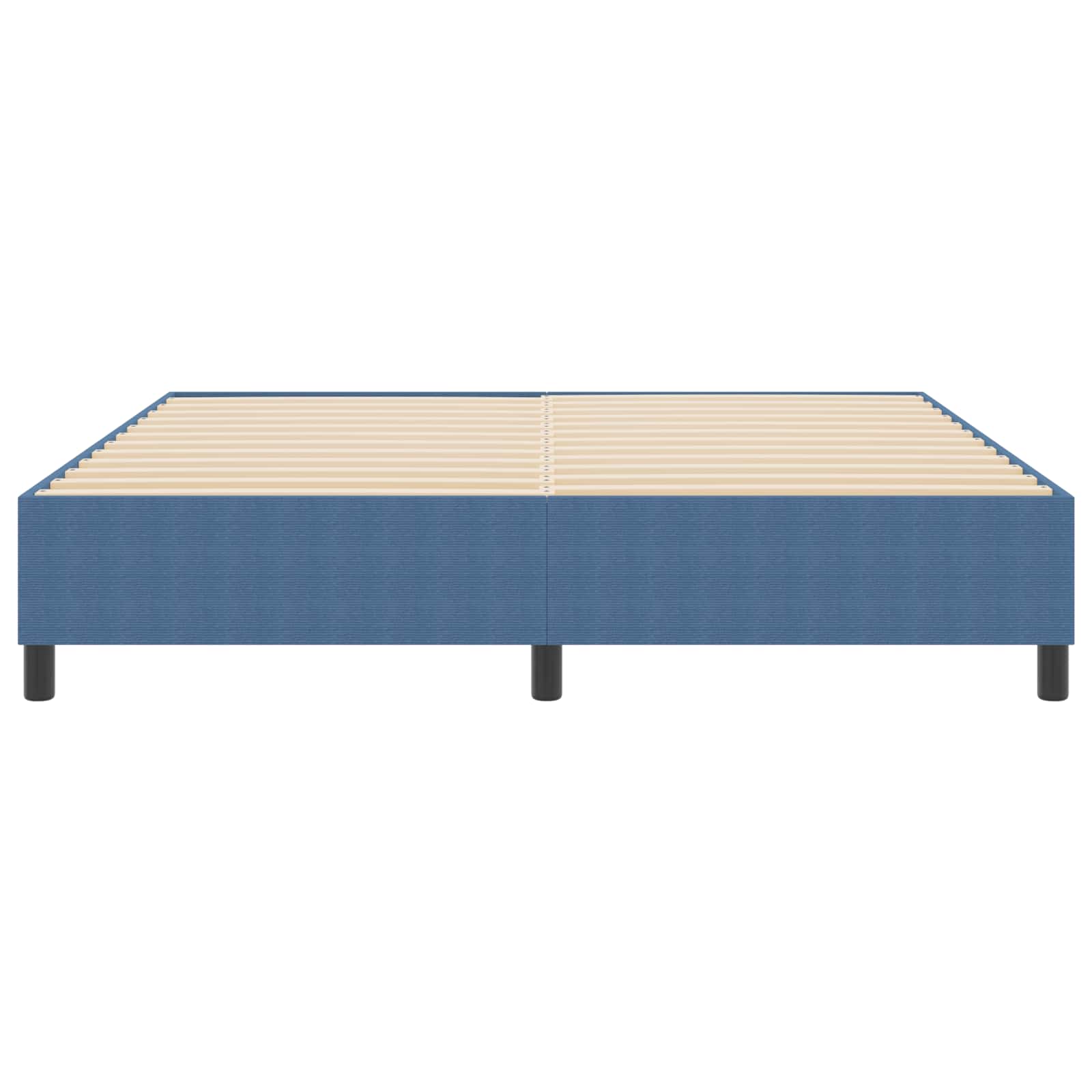 Struttura letto piattaforma Blu 180 x 200 cm Tessuto in Cords | homemem39