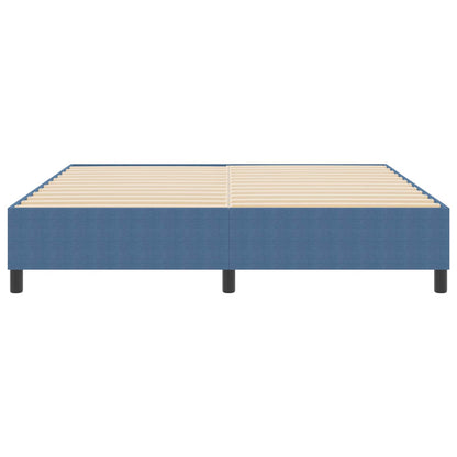 Struttura letto piattaforma Blu 180 x 200 cm Tessuto in Cords | homemem39