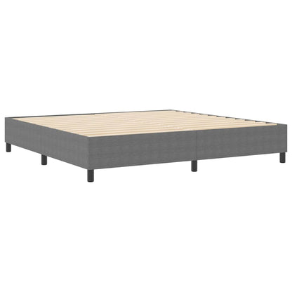 Letto a molle Grigio chiaro 200 x 200 cm