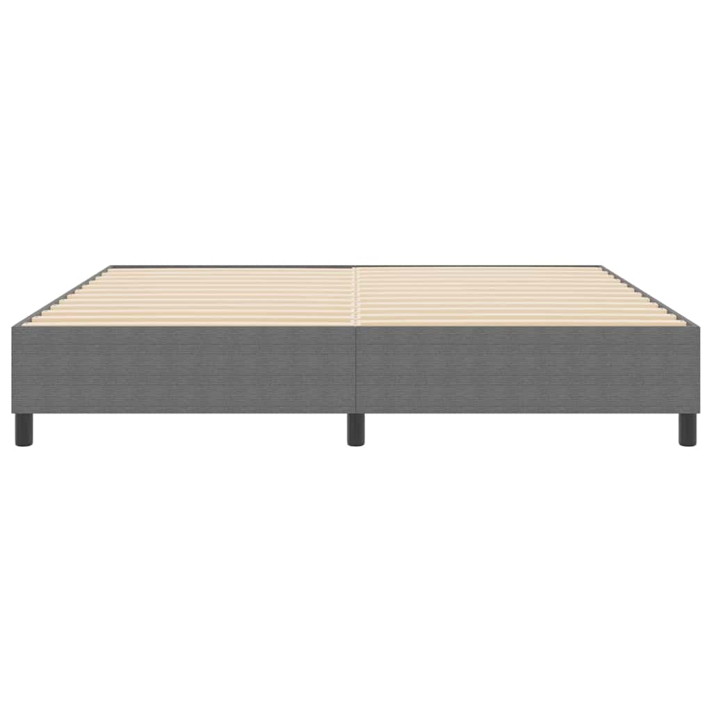 Letto a molle Grigio chiaro 200 x 200 cm