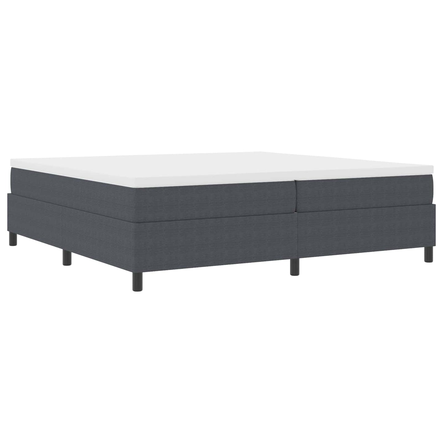 Struttura letto piattaforma Grigio scuro 200 x 200 cm | homemem39