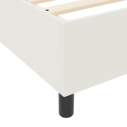Struttura letto piattaforma Crema 200 x 200 cm Tessuto in Cords | homemem39