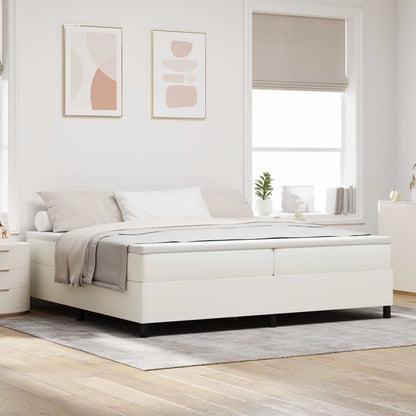 Struttura letto piattaforma Crema 200 x 200 cm Tessuto in Cords | homemem39