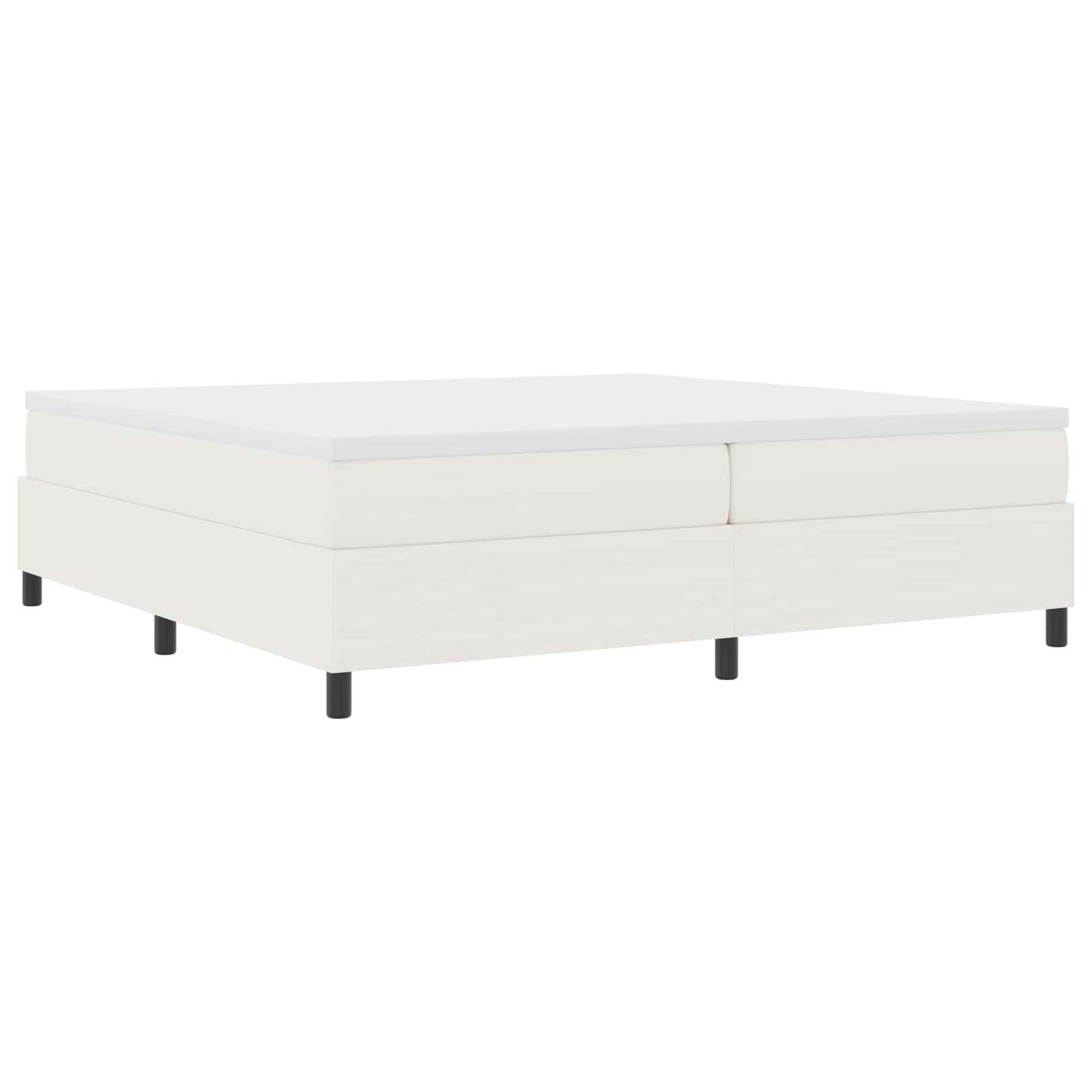 Struttura letto piattaforma Crema 200 x 200 cm Tessuto in Cords | homemem39