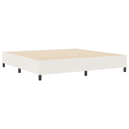 Struttura letto piattaforma Crema 200 x 200 cm Tessuto in Cords | homemem39