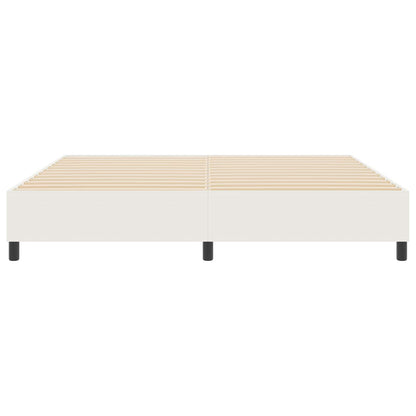Struttura letto piattaforma Crema 200 x 200 cm Tessuto in Cords | homemem39