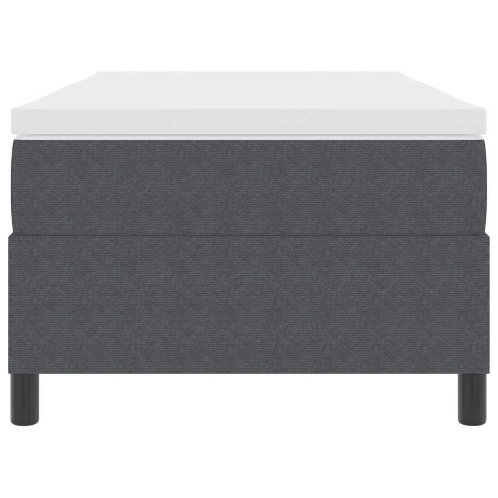 Letto a molle Grigio Scuro e Bianco 80 x 200 cm | homemem39