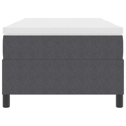 Letto a molle Grigio Scuro e Bianco 80 x 200 cm | homemem39