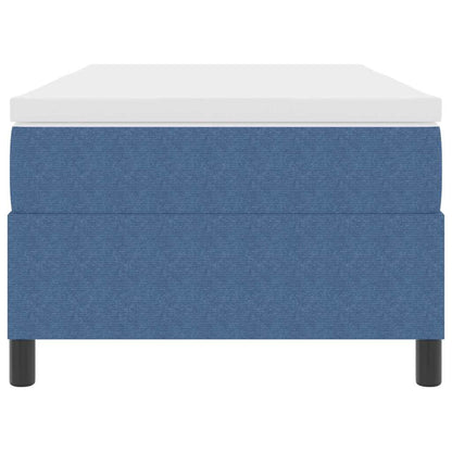 Letto a molle Blu e Bianco 80 x 200 cm Tessuto in Cords | homemem39
