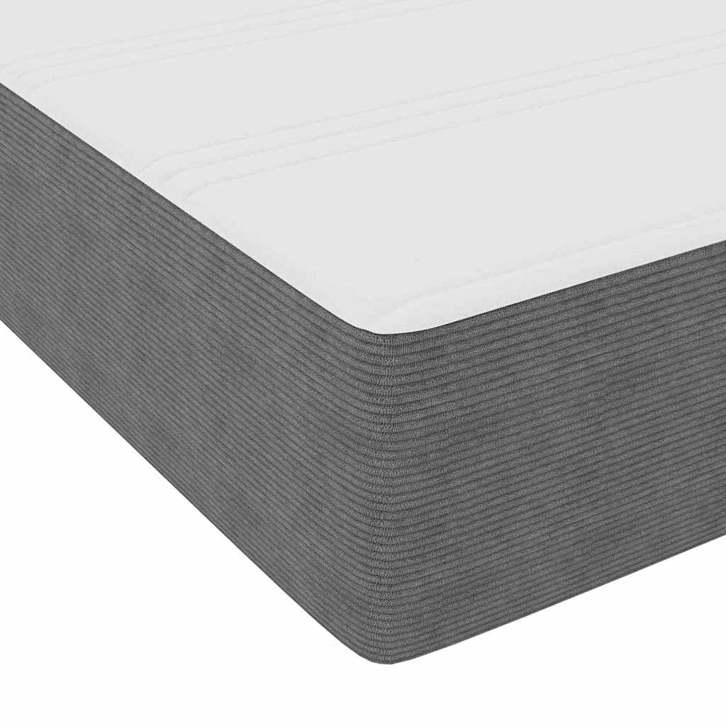 Letto a molle Grigio chiaro e bianco 90 x 200 cm | homemem39
