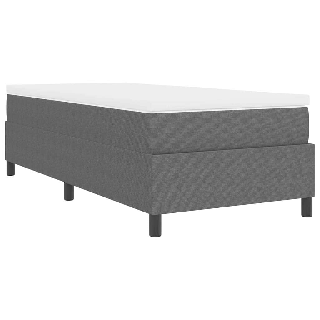 Letto a molle Grigio chiaro e bianco 90 x 200 cm | homemem39