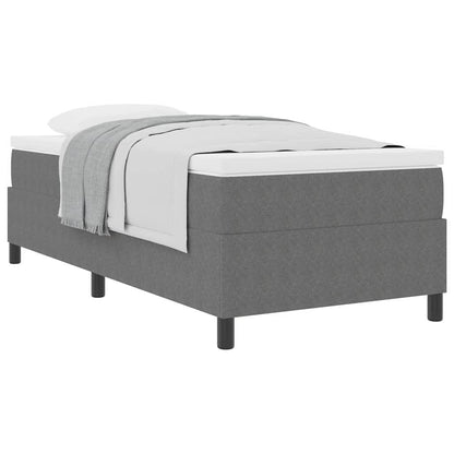 Letto a molle Grigio chiaro e bianco 90 x 200 cm | homemem39