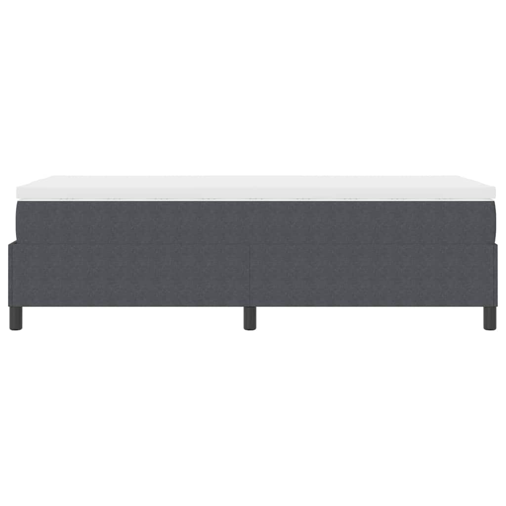 Letto a molle Grigio Scuro e Bianco 90 x 200 cm | homemem39