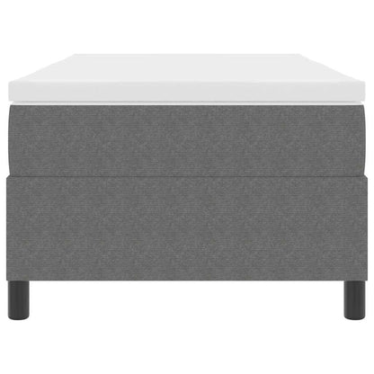 Letto a molle Grigio chiaro e bianco 100 x 200 cm | homemem39