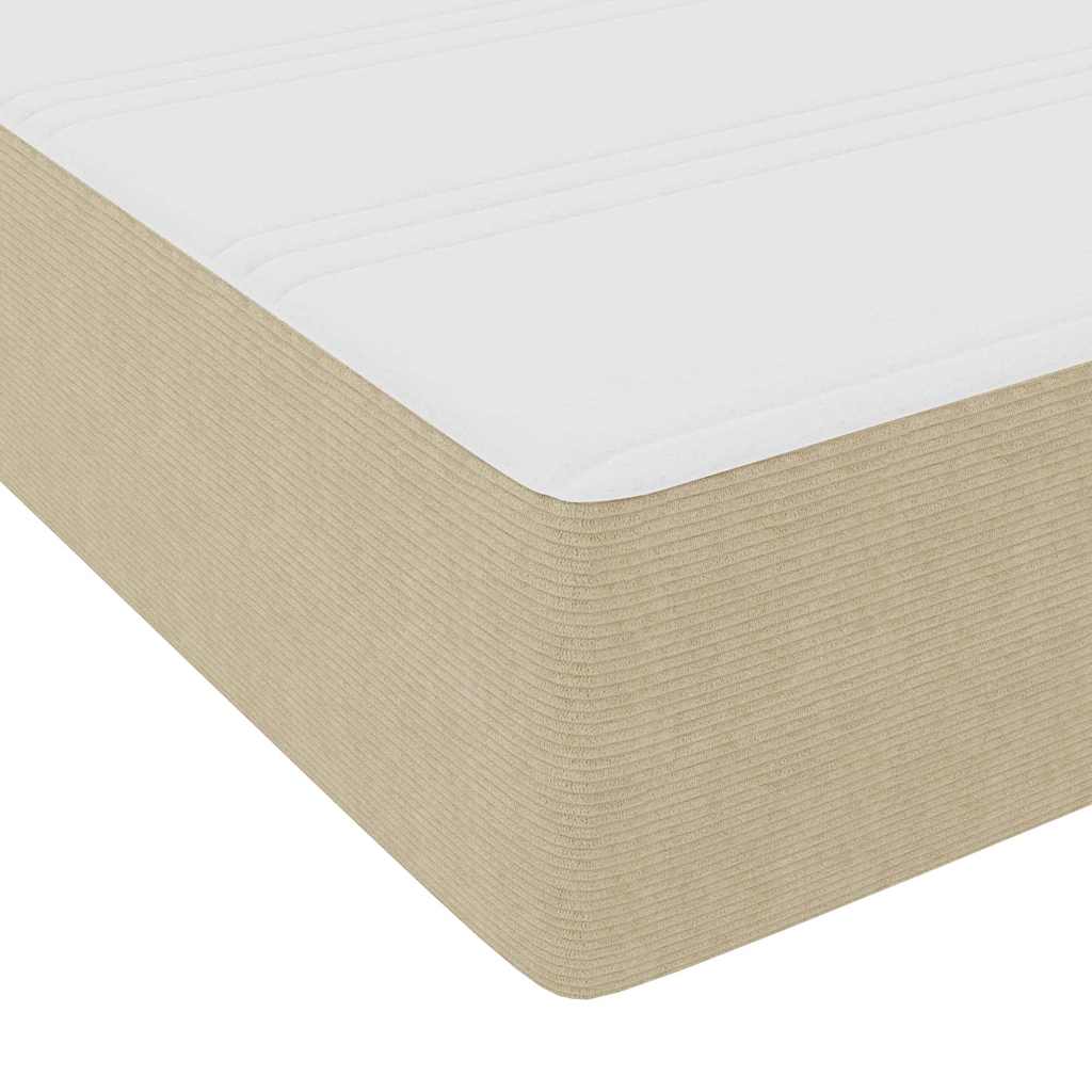 Letto a molle Grigio chiaro e bianco 120 x 190 cm | homemem39