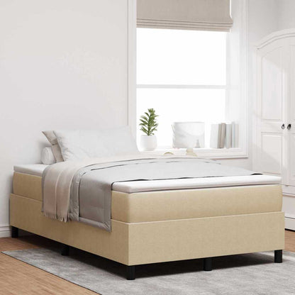 Letto a molle Grigio chiaro e bianco 120 x 190 cm | homemem39